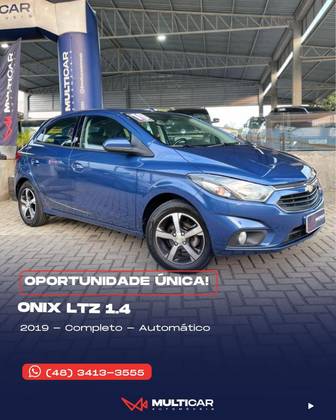 CHEVROLET ONIX 1.4 MPFI LTZ 8V FLEX 4P AUTOMÁTICO CHEVROLET ONIX 1.4 MPFI LTZ 8V FLEX 4P AUTOMÁTICO